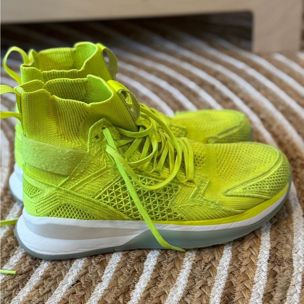 APL concept x carbon fiber basketball Neon Yellow Men's Sneakers 6.5
